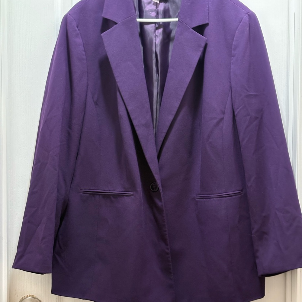 Nine West Deep Purple Blazer